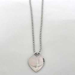 Tiffany Return To Necklace Silver ec-20005 Heart Ag 925 SILVER TIFFANY&Co. Ball Chain Tag Ladies