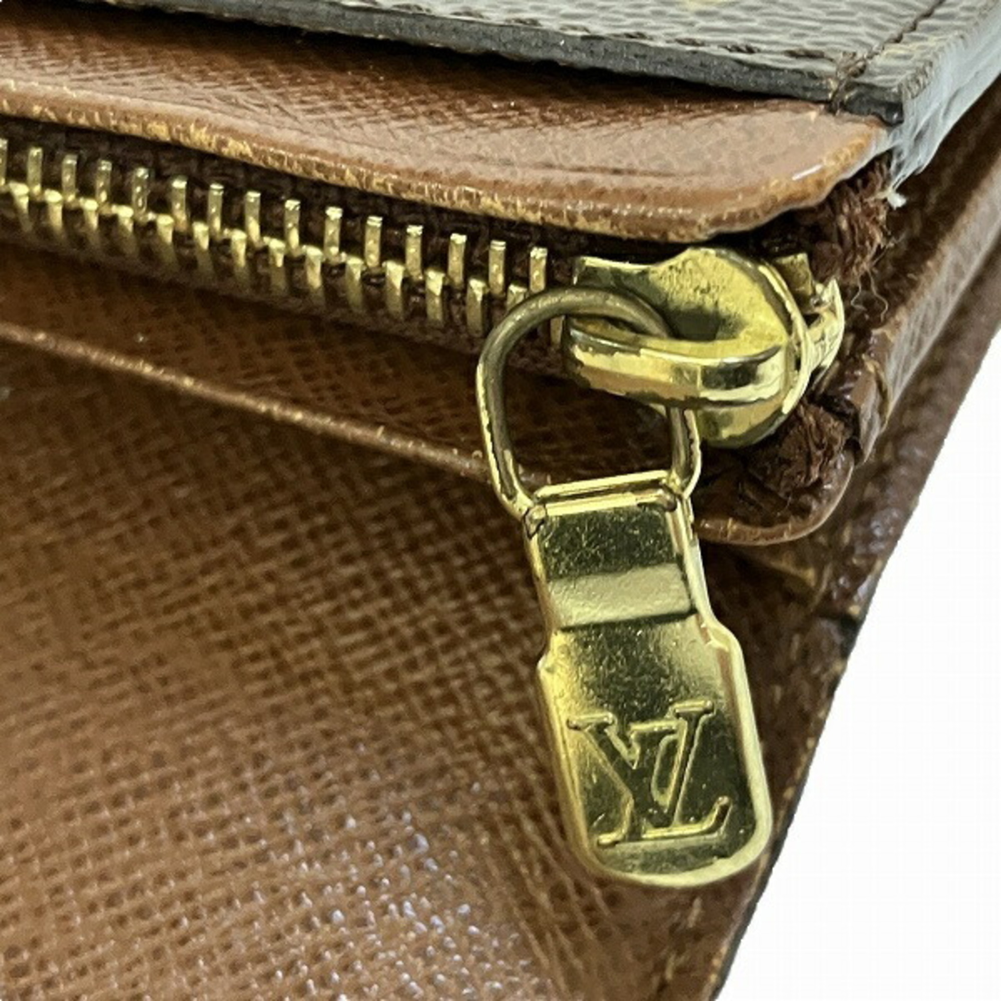Louis Vuitton Monogram Porte Monnaie Tresor M61730 Bi-fold Wallet for Men and Women