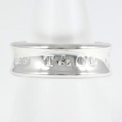 Tiffany 1837 narrow silver ring, total weight approx. 7.4g