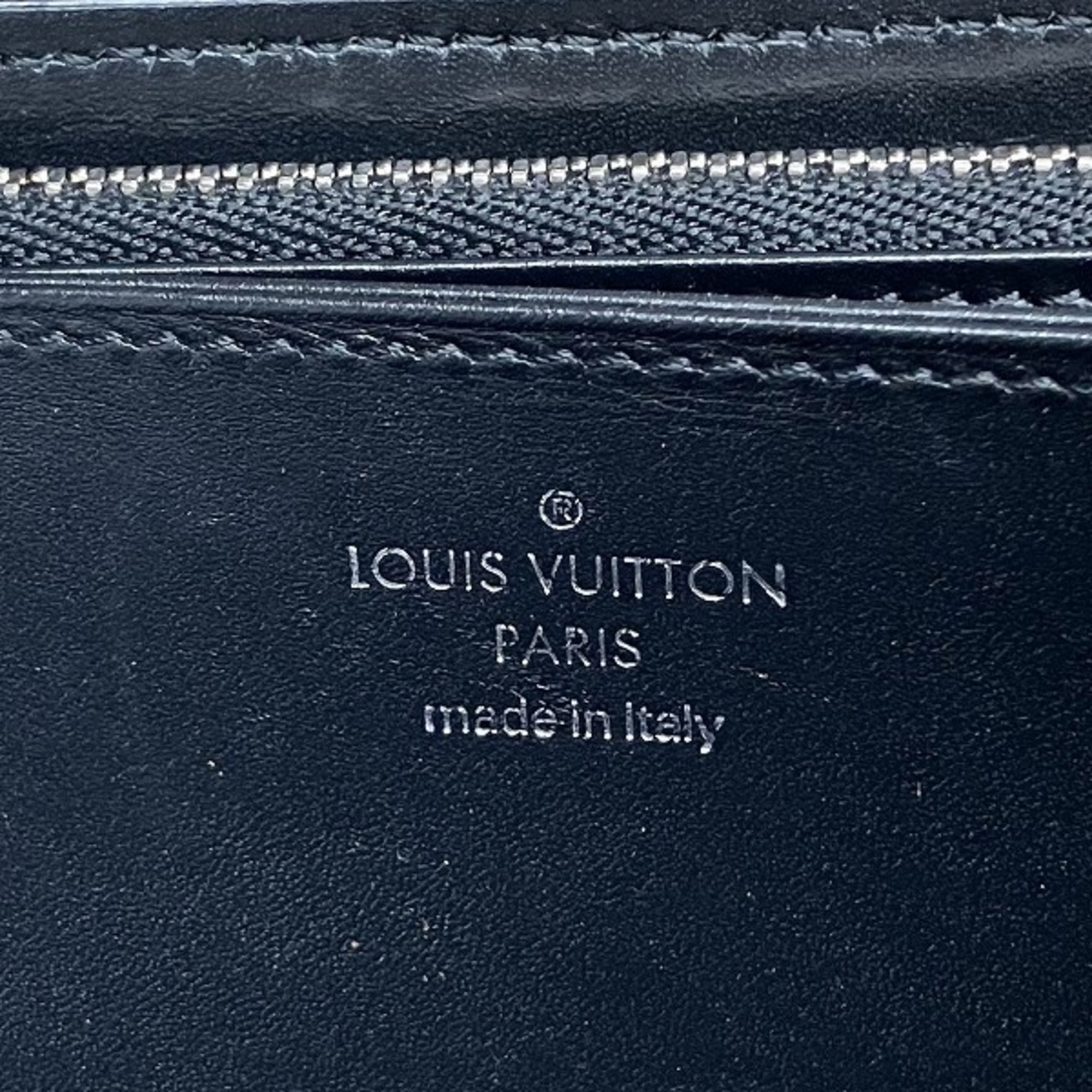 Louis Vuitton Monogram Zippy Wallet M63074 Special Edition Leopard Long for Men and Women