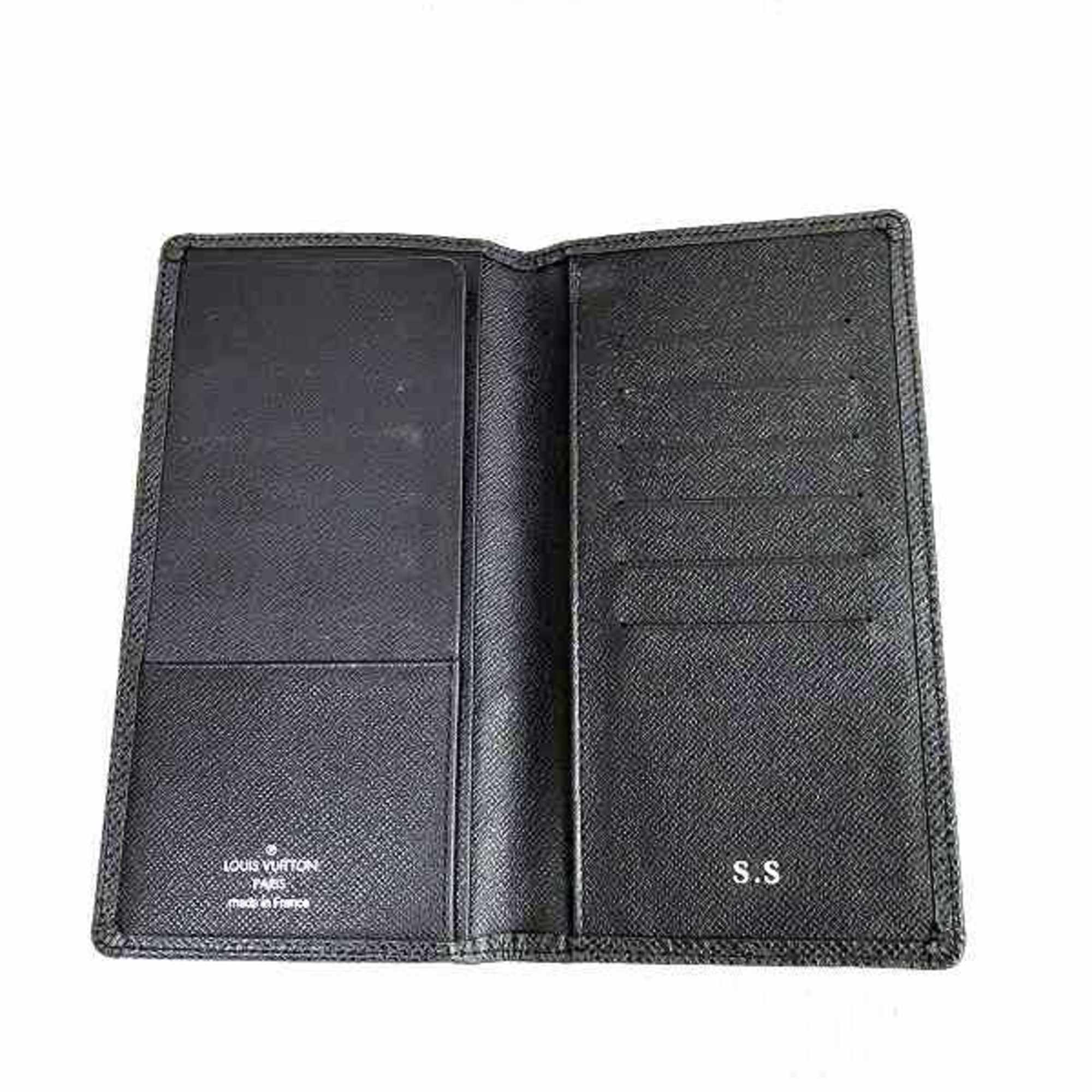 Louis Vuitton Taiga Porte-Valeur Carte Credit M30392 Long Wallet Bi-fold Men's