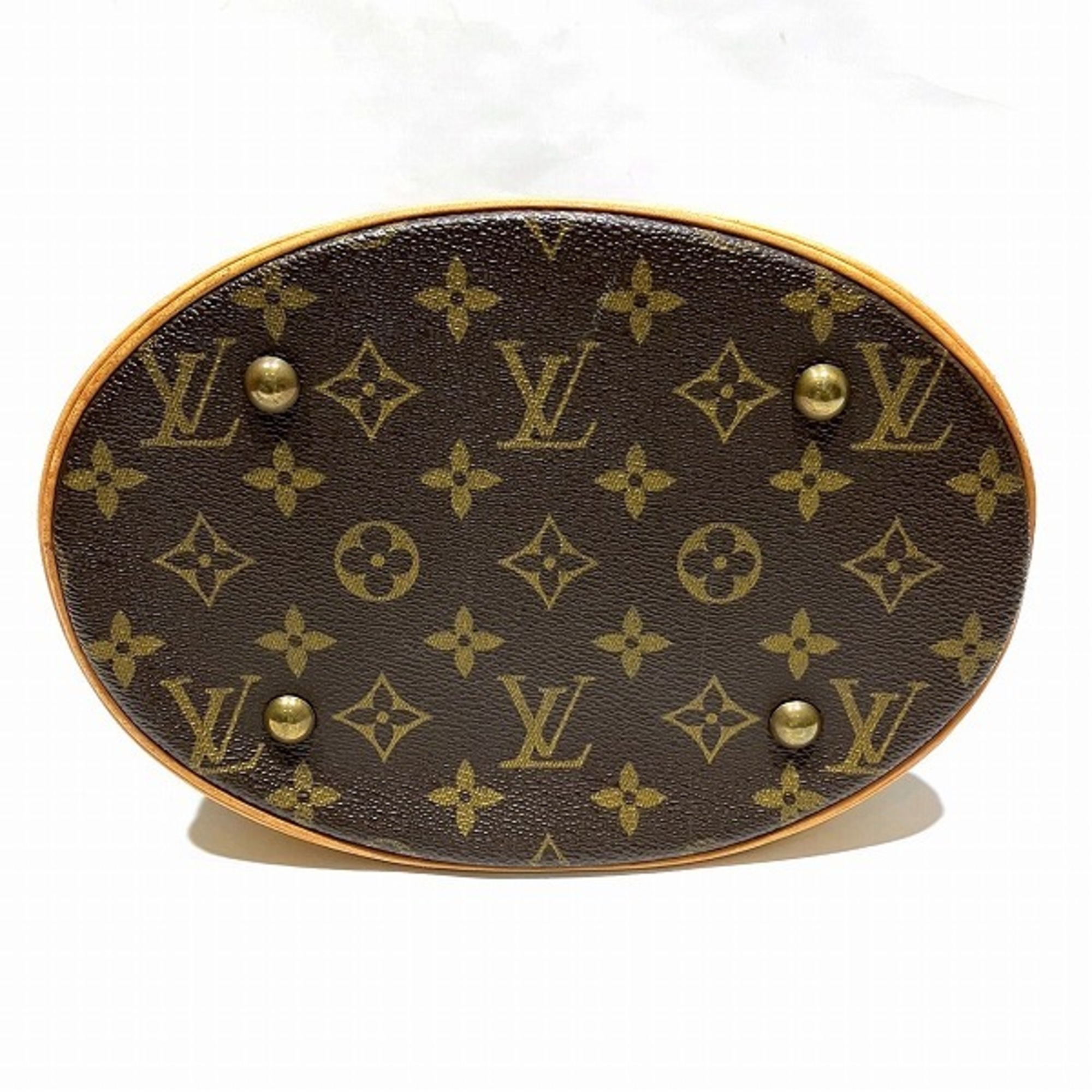 Louis Vuitton Monogram Petit Bucket M42238 Bag Tote Women's