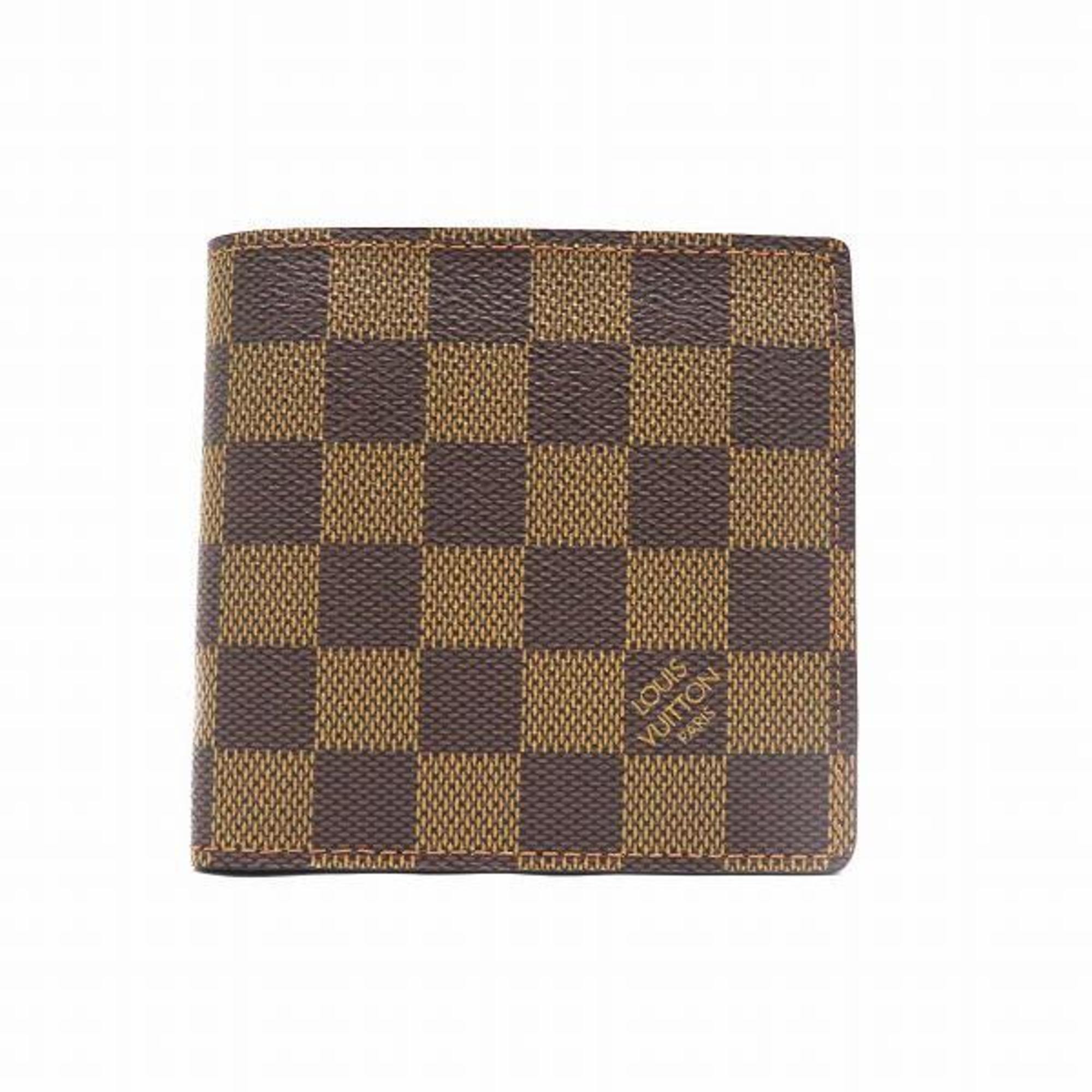 Louis Vuitton Damier Portefeuille Marco N61675 Bi-fold Wallet for Men and Women