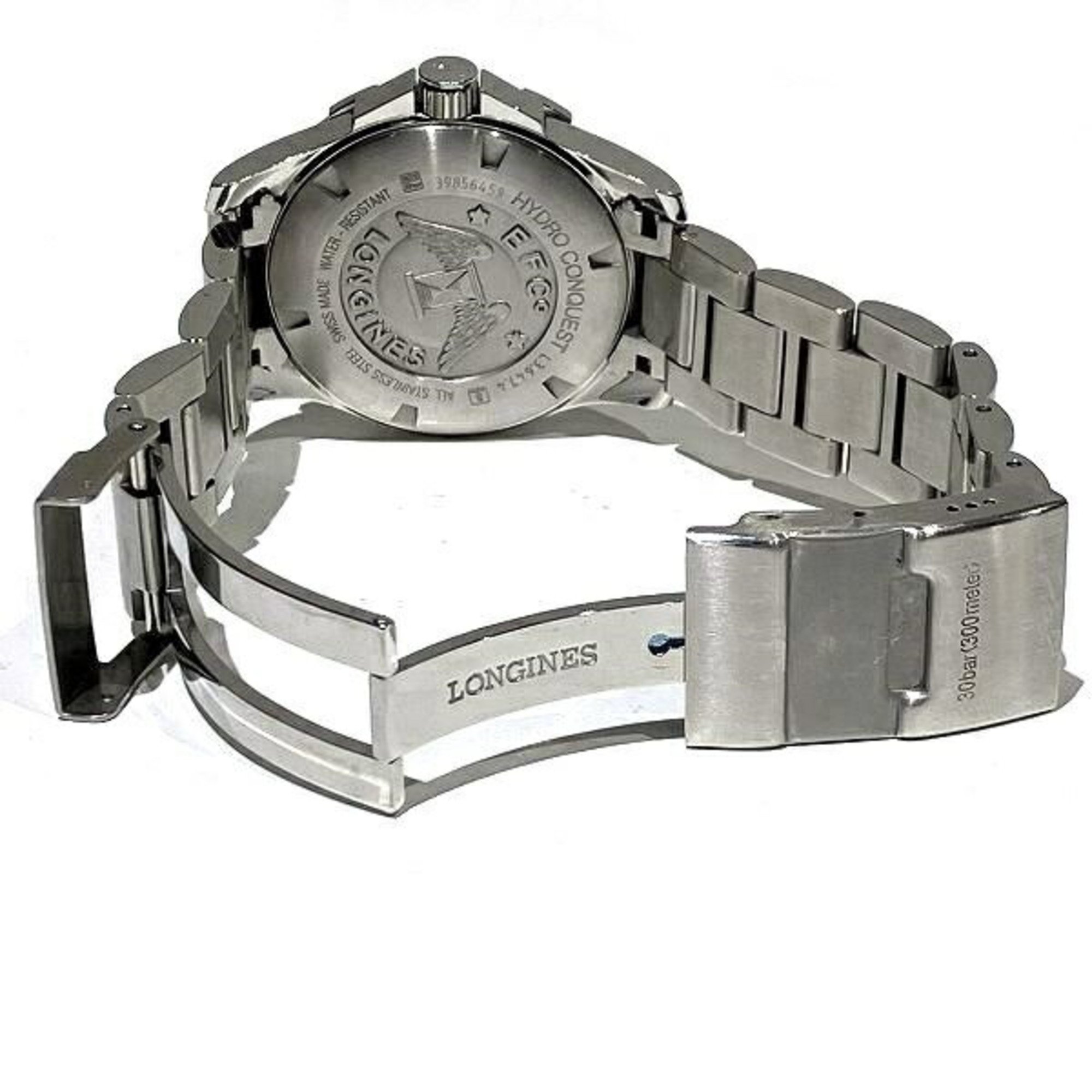Longines HydroConquest L3.647.4 Quartz Watch Men's Wristwatch