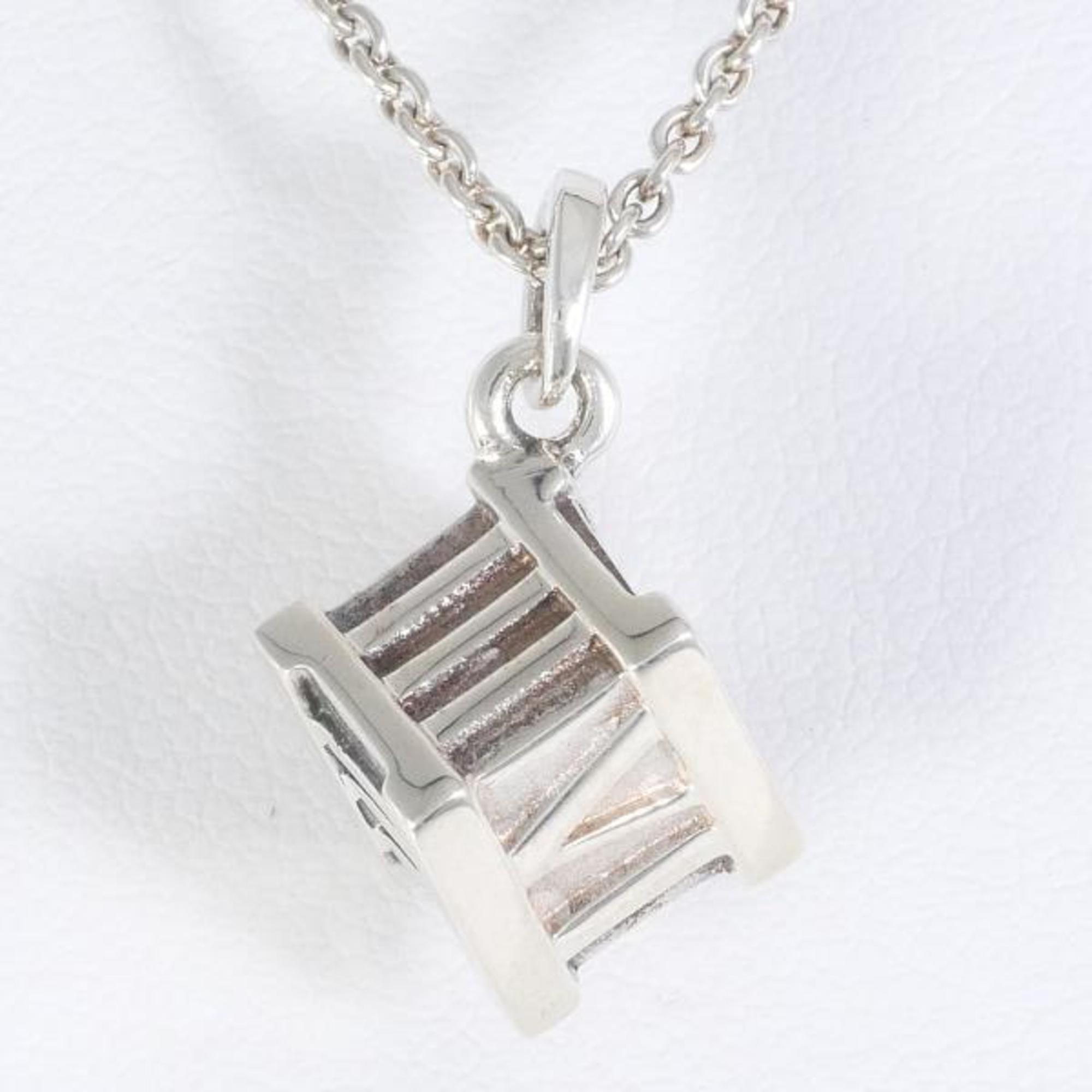 Tiffany Atlas Cube Silver Necklace Total weight approx. 7.2g 40cm