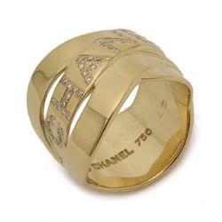 Finished CHANEL Bourdeaux Ring, K18YG Yellow Gold, Diamond, Size 11, #51