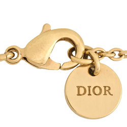 Christian Dior Dior Clair D Lune Necklace Metal Rhinestone Women's ITFIOPWD8HAC