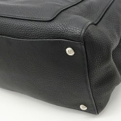 PRADA VITELLO PHENIX Tote Bag Shoulder Leather NERO Black BN2795