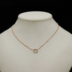 Finished Cartier Trinity Necklace Pendant Double Chain 3 Colors Gold K18YG WG PG Yellow White Pink B7218200