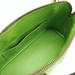 HERMES Bolide 27 handbag shoulder bag leather green V stamp