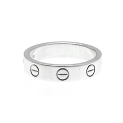 Cartier Love Mini Love Ring White Gold (18K) Fashion Diamond Band Ring Silver