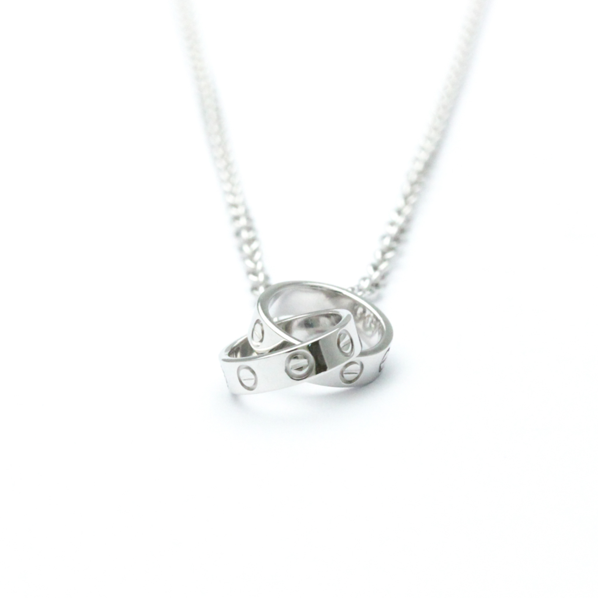 Cartier Love B7212500 White Gold (18K) No Stone Men,Women Fashion Pendant Necklace