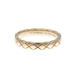 Chanel Coco Crush Ring Mini Model Pink Gold (18K) Fashion No Stone Band Ring Pink Gold