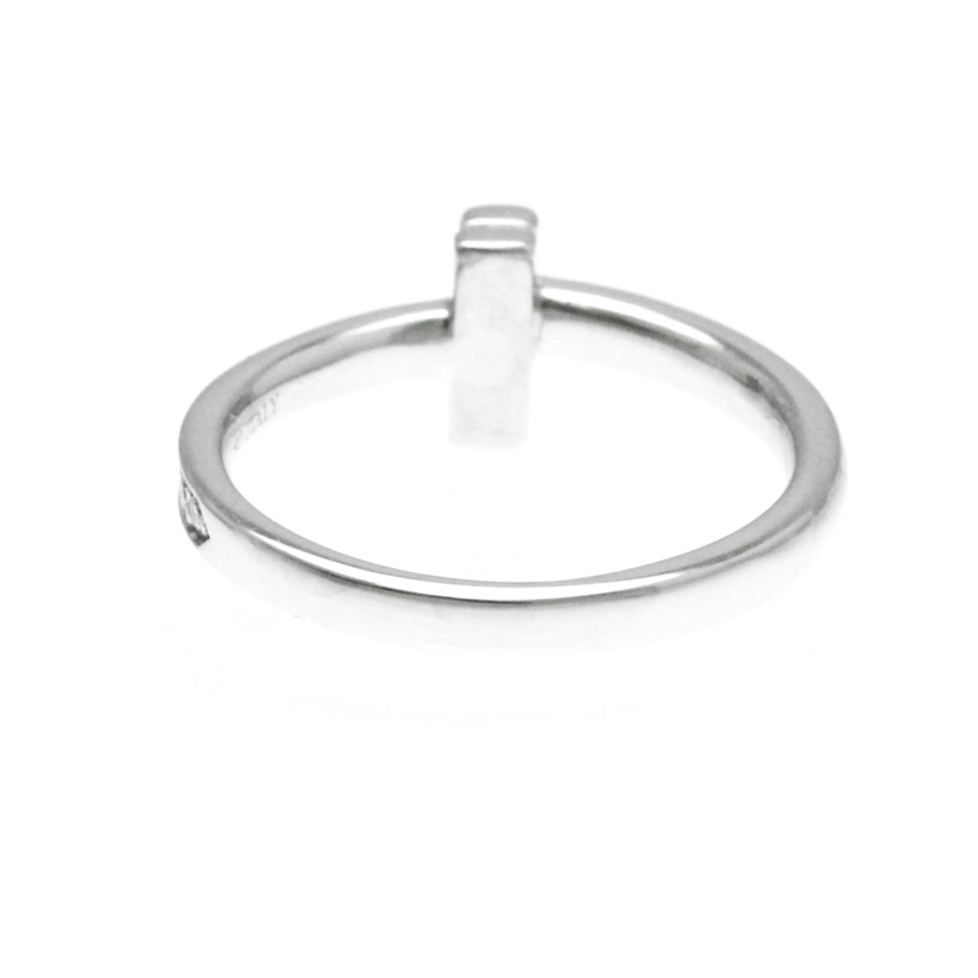 Tiffany T One Ring White Gold (18K) Fashion Diamond Band Ring Silver