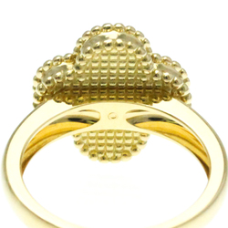 Van Cleef & Arpels Vintage Alhambra Yellow Gold (18K) Fashion Diamond,Onyx Band Ring Black,Gold