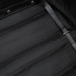 PRADA Prada Carry Case Bag with Wheels Trolley Travel Nylon NERO Black V196