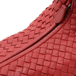 BOTTEGA VENETA Bottega Veneta Intrecciato Hobo Bag Shoulder Leather Red