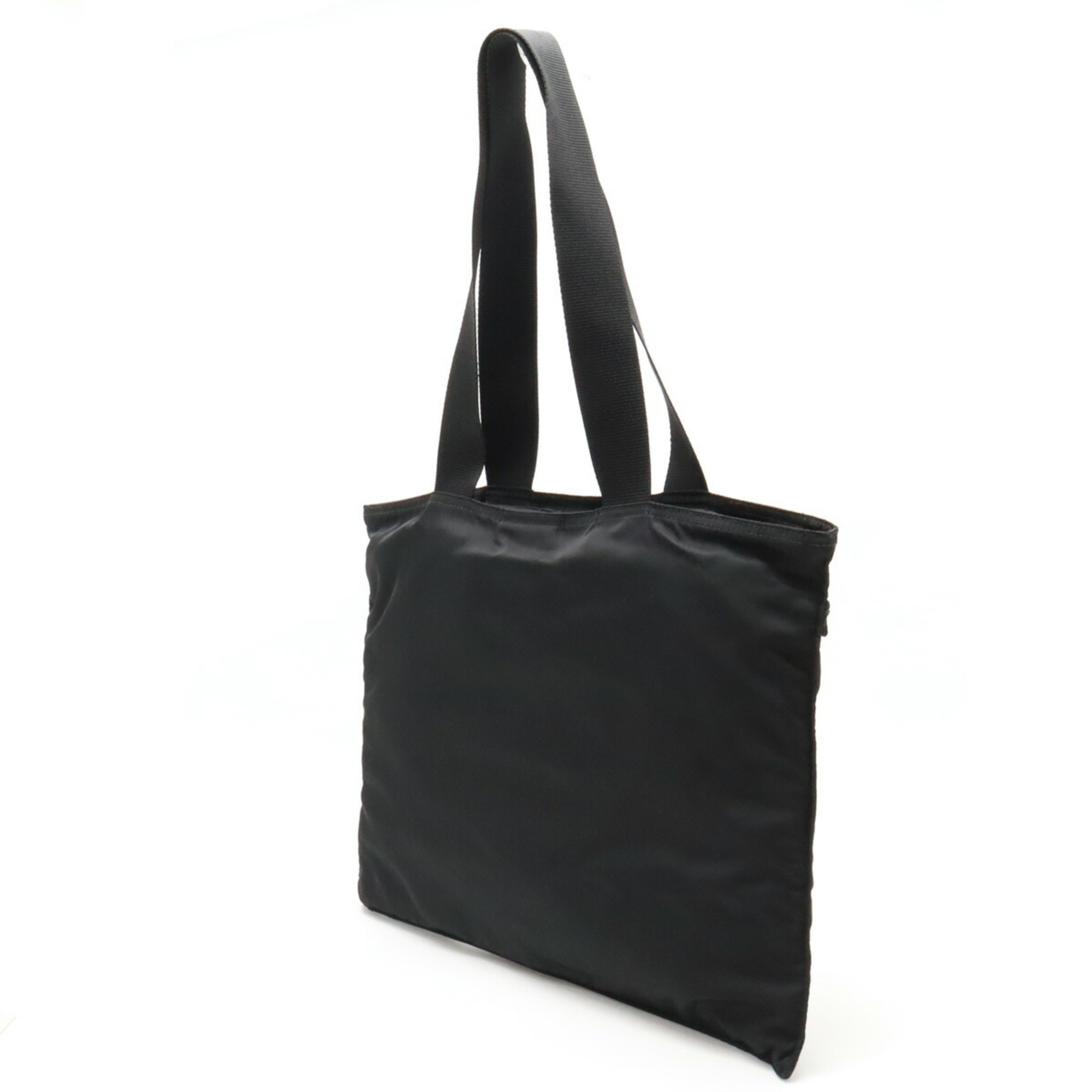 PRADA Prada Tote Bag Large Shoulder Nylon NERO Black