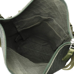 BOTTEGA VENETA Bottega Veneta Intrecciato New Rubber Backpack Rucksack Dark Gray Khaki 652004