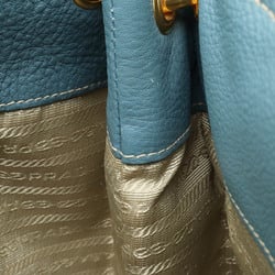 PRADA Prada Shoulder Bag Handbag Leather Light Blue BR4829