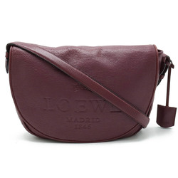LOEWE Heritage shoulder bag leather purple