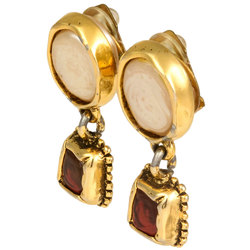 CHANEL Gripoa Faux Pearl Earrings GP Gold Women's ITQ6479X60JS