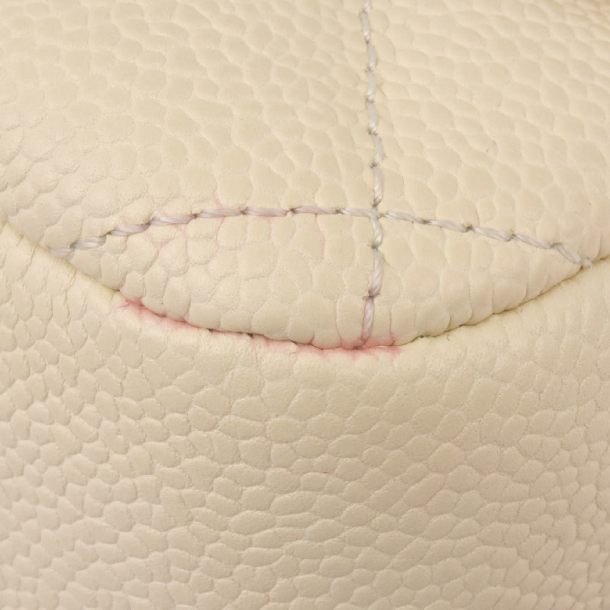 CHANEL Matelasse Shoulder Bag, Caviar Skin, Off-White, 8-digit, 20-series (manufactured in 2014) ITKNVA7GPAI0