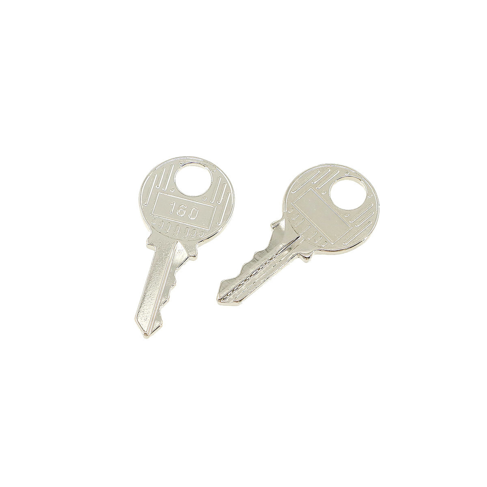 Hermes Cadena Key Set Padlock Monochrome Saw Pink Silver Lock