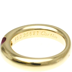 Cartier Ellipse Ruby Ring Yellow Gold (18K) Fashion Ruby Band Ring Gold