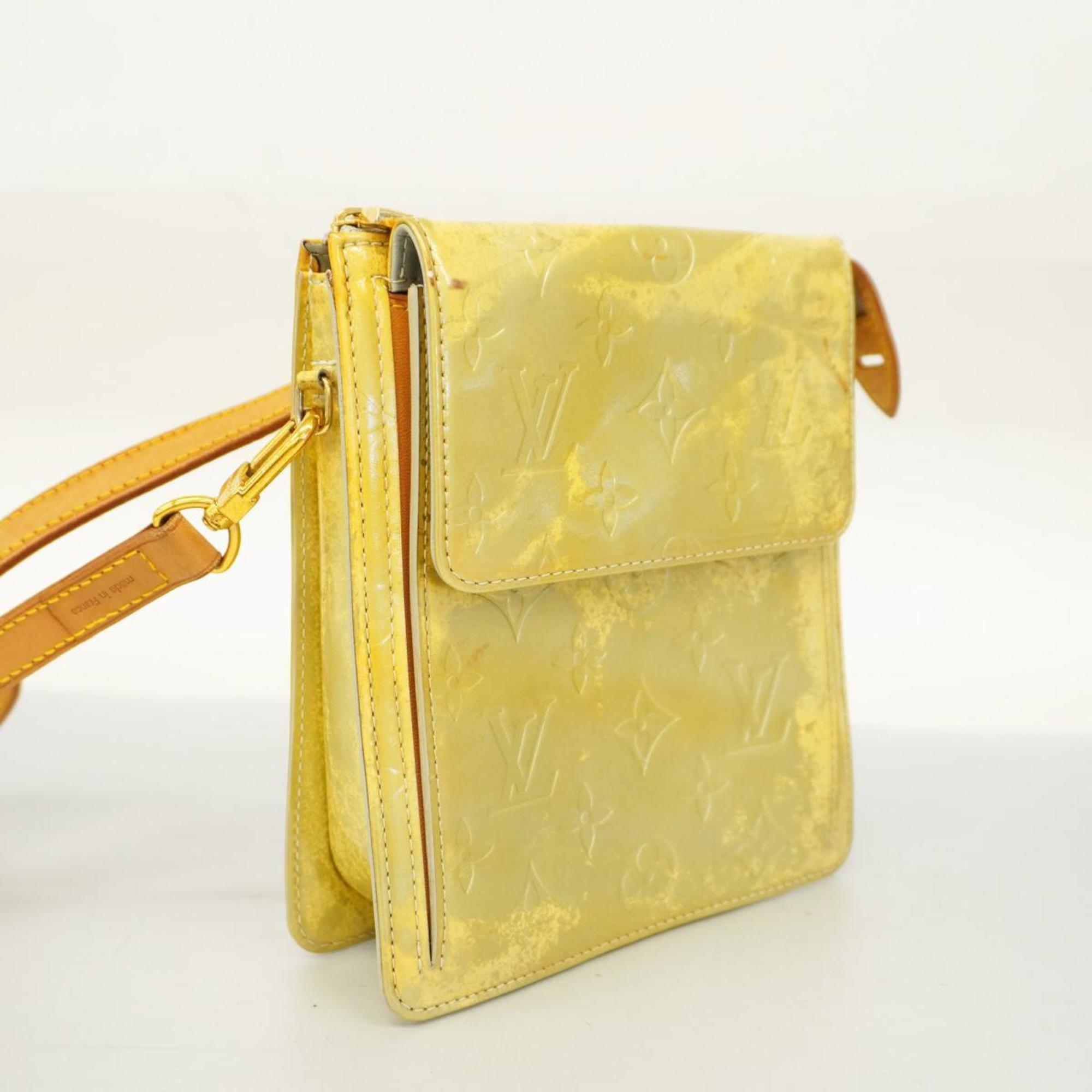 Louis Vuitton Shoulder Bag Vernis Motto M91030 Gris Ladies