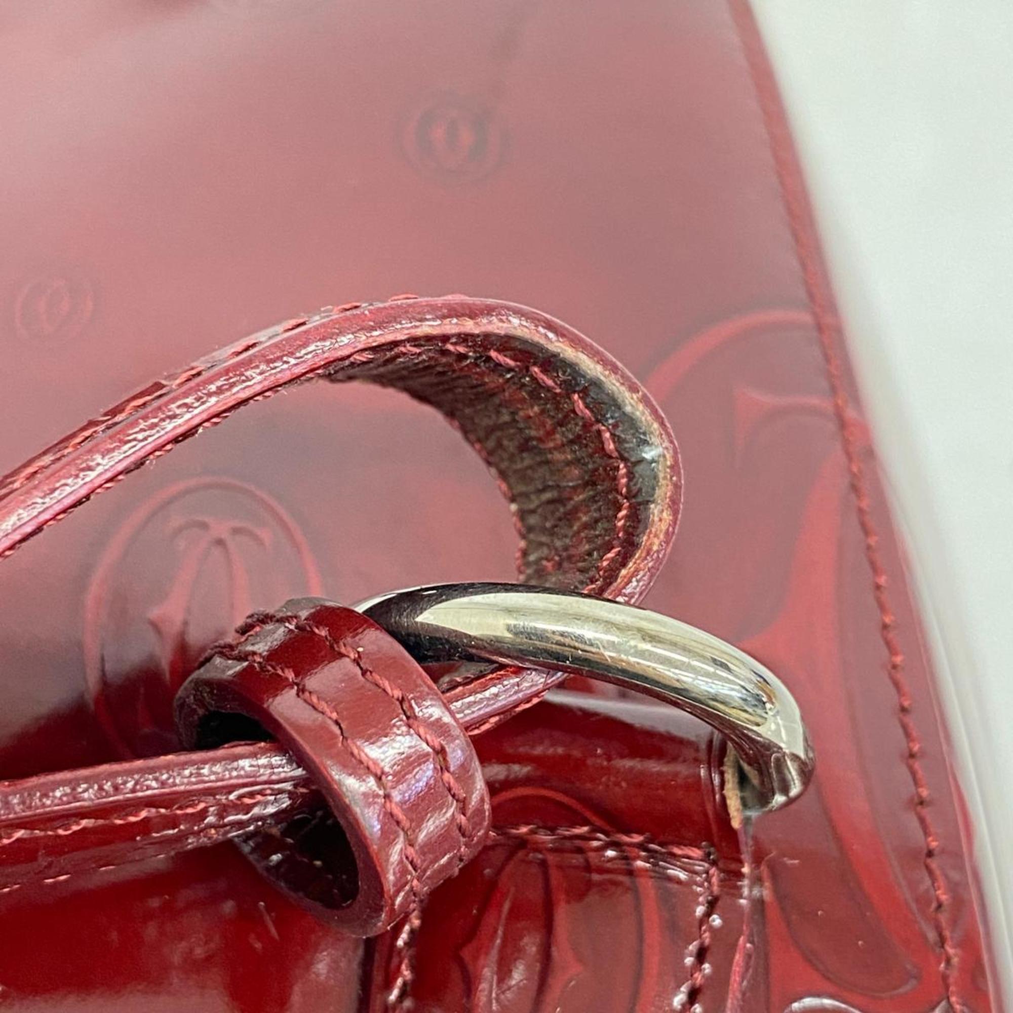Cartier Backpack Happy Birthday Enamel Red Women's