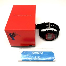 G-SHOCK CASIO Watch DW-5600 SPIDER MAN 3 Digital Quartz Black Red Men's Mikunigaoka Store ITC0UY6KLYWR