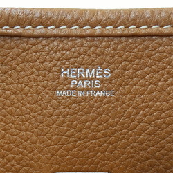 Hermes HERMES Bag Women's Evelyn 3 Trois Shoulder Taurillon Clemence Gold Brown □N Stamp Going Out
