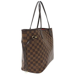 Louis Vuitton Damier Women's Tote Bag Neverfull MM N41358 Brown