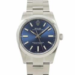 Rolex ROLEX Oyster Perpetual 34 124200 Random Number Roulette Boys Watch Blue Dial Automatic Self-Winding