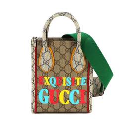 GUCCI GG Supreme 2way Tote Shoulder Bag Multicolor 699406 EXQUISITE