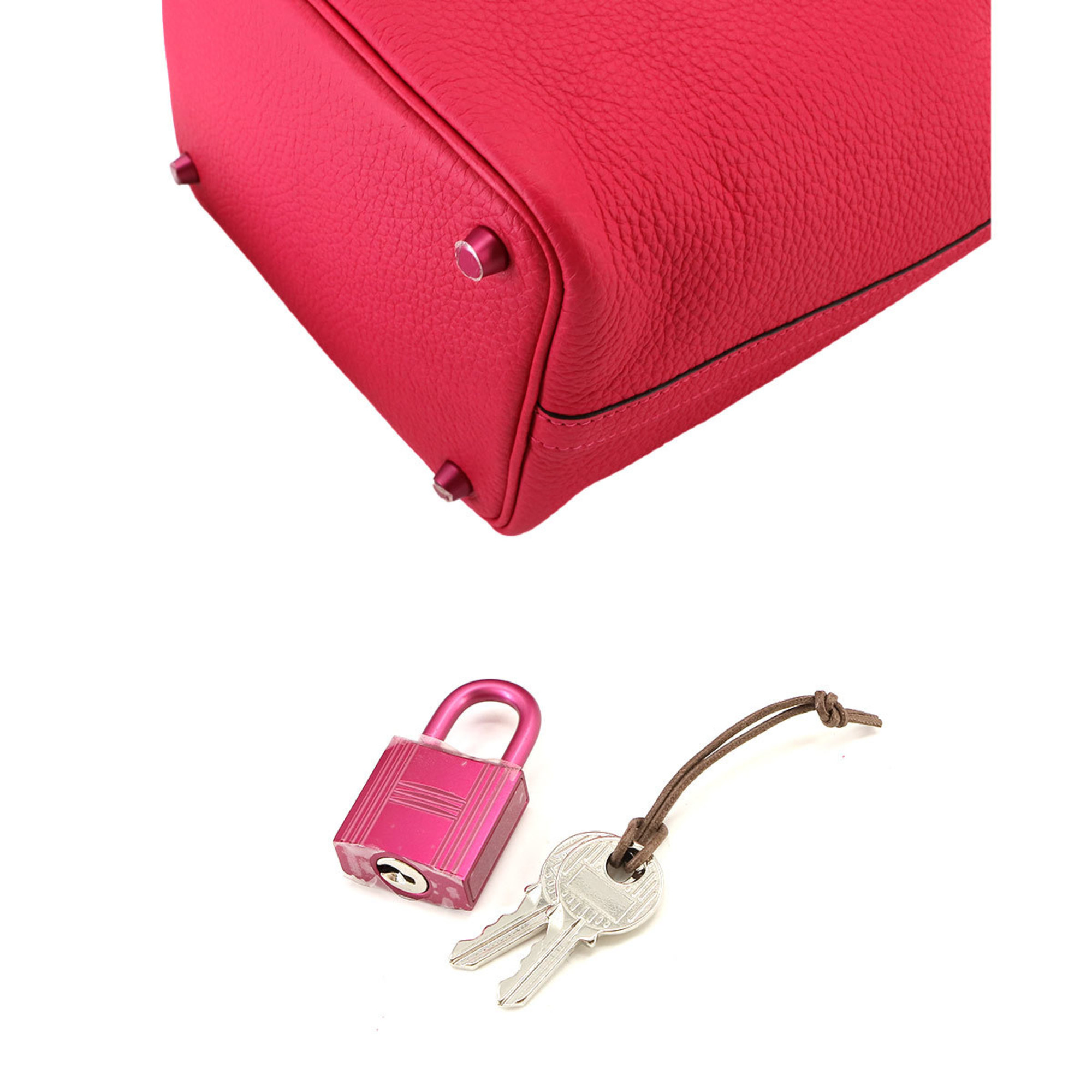 Hermes Picotin Lock PM Monochrome So Pink Handbag Taurillon Clemence B Stamp