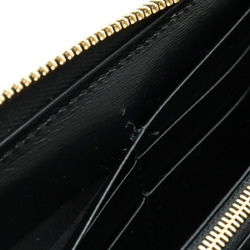 GUCCI Horsebit 1955 Round Long Wallet Leather Black 621889