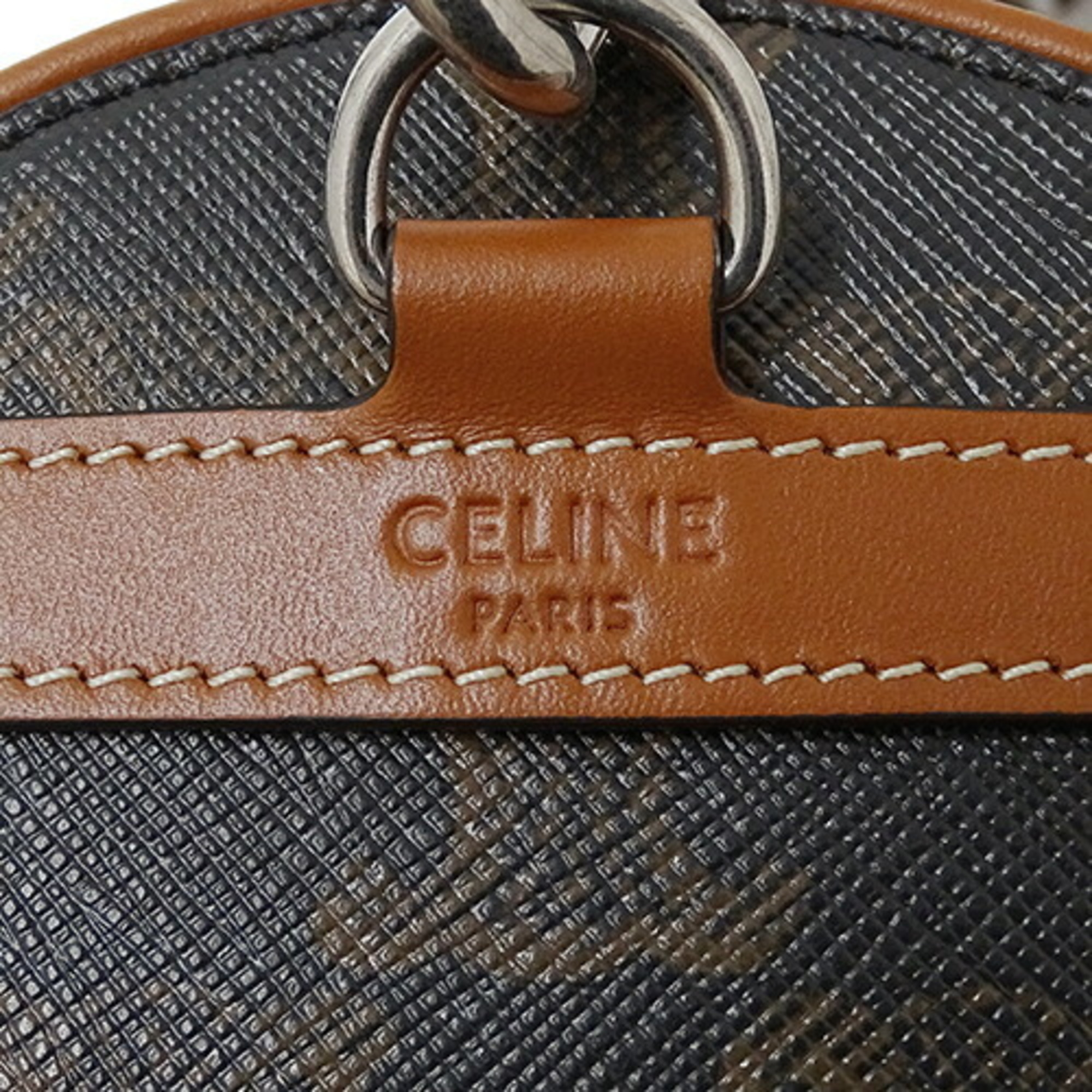 CELINE Bags for Women, Shoulder Bags, Triomphe Cylinder Black, Brown, Compact