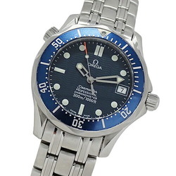 OMEGA Seamaster 2551.80 Watch for Boys 300m Professional Date Automatic AT Stainless Steel SS Silver Blue Polished