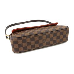 Louis Vuitton Damier Recoleta Shoulder Bag Ebene N51299 Brown Gold Hardware