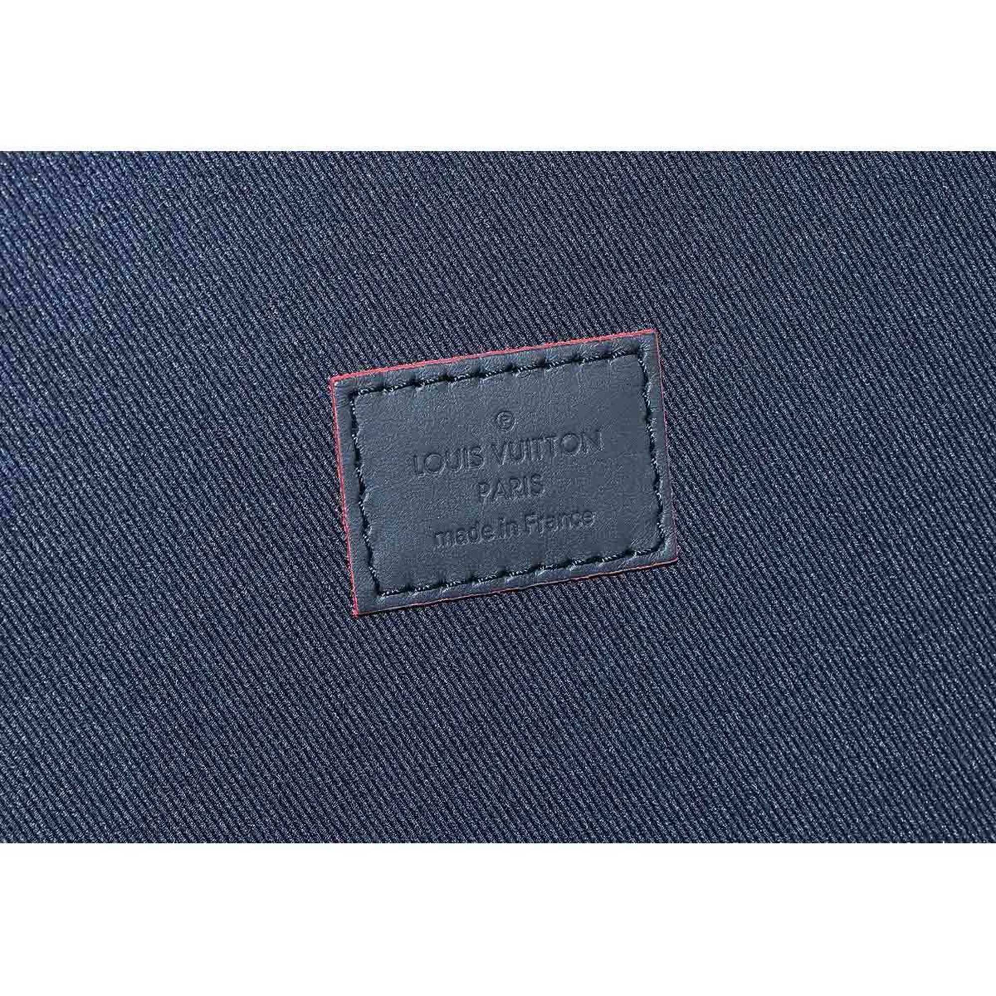 Louis Vuitton LOUIS VUITTON Monogram Ink Upside Down Apollo Backpack Navy M43676 RFID