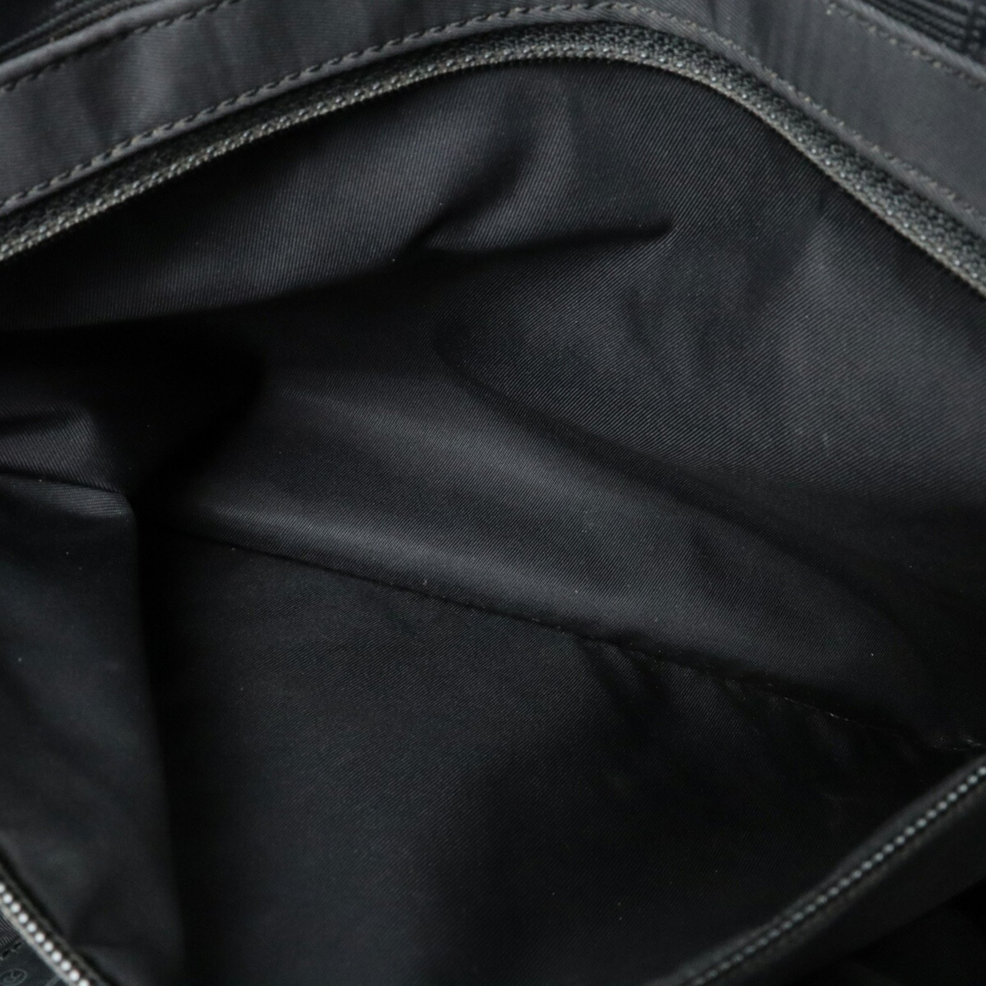 CHANEL New Travel Line Tote PM Bag Shoulder Nylon Leather Black A20457