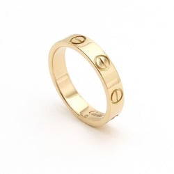 Finished Cartier Love Ring Wedding K18YG Yellow Gold #51 Day Size Approx. 10.5 B4085000