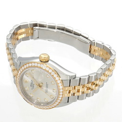 Rolex Lady Datejust 28 279383RBR Silver x 10P Diamond Ladies Watch