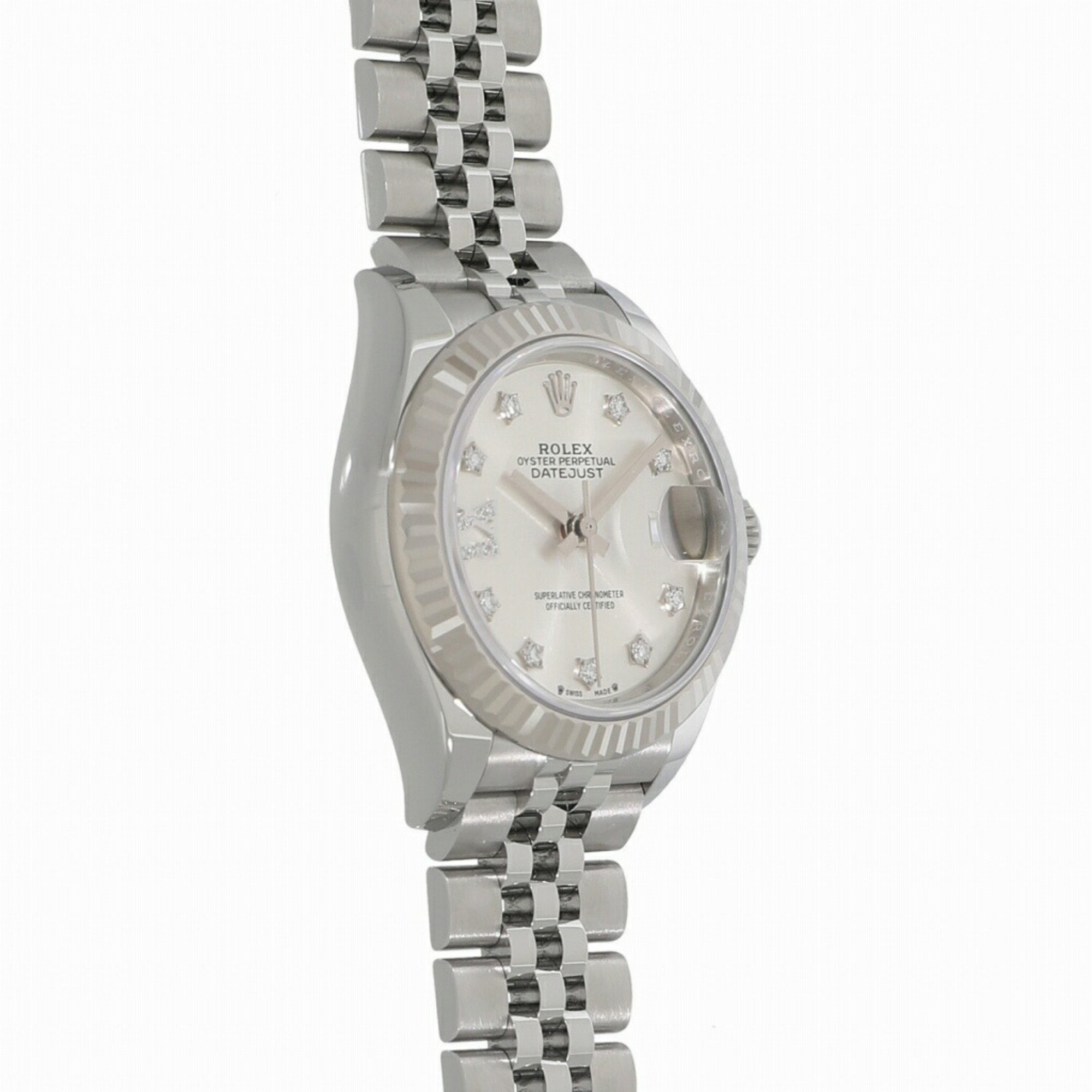 Rolex Lady Datejust 28 279174G Random Silver x 9P Star/IX Diamond Ladies Watch