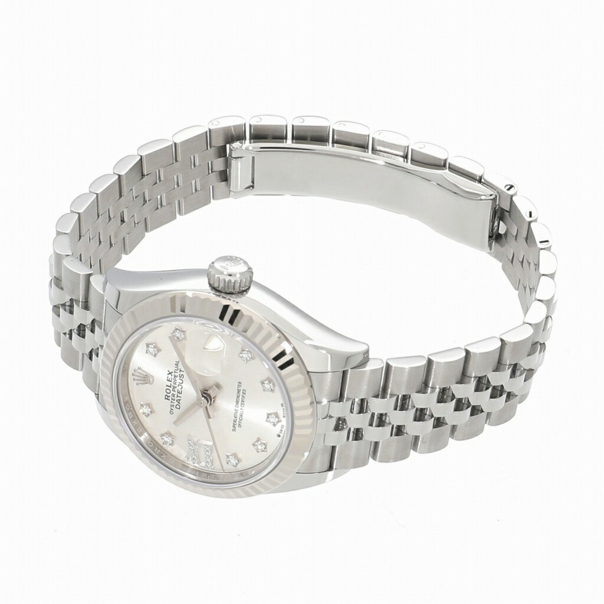Rolex Lady Datejust 28 279174G Random Silver x 9P Star/IX Diamond Ladies Watch