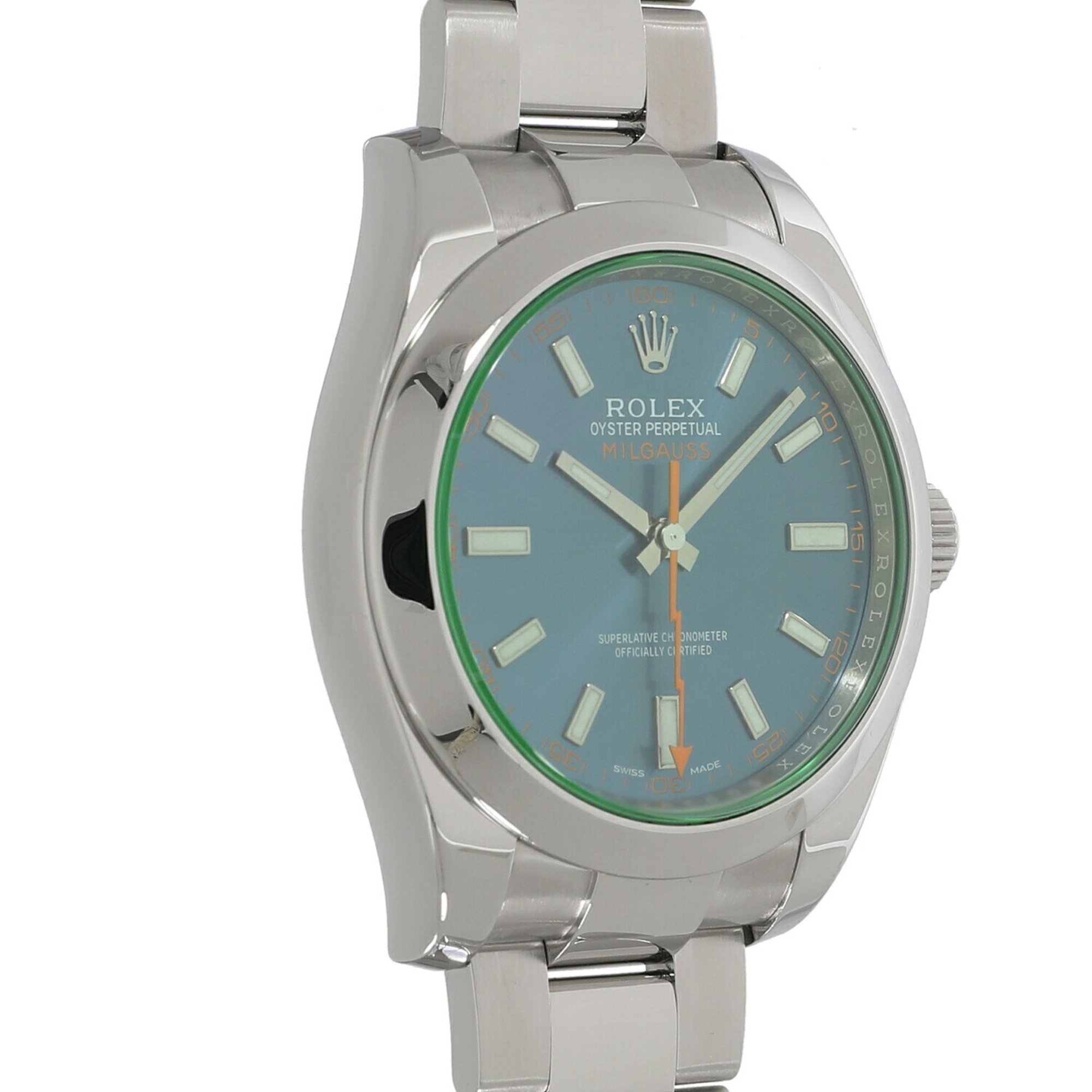 Rolex Milgauss 116400GV Random Z Blue Men's Watch