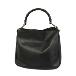 Gucci Shoulder Bag 001 1638 Leather Black Women's