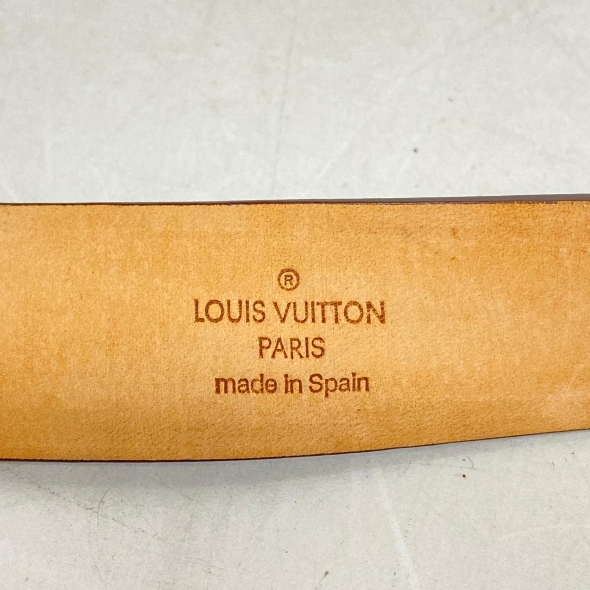 Louis Vuitton Belt Damier Santur Carre M6803 Brown Men's Women's